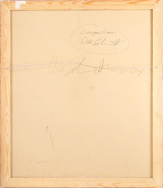 OLLE SCHMIDT, olja på pannå, a tergo signerad, daterad 03-04.