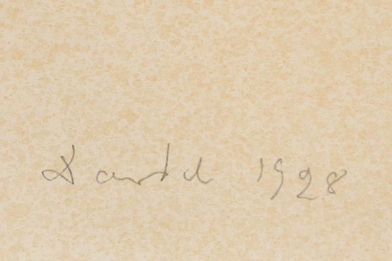 Nils von Dardel, "Stående arabflicka".