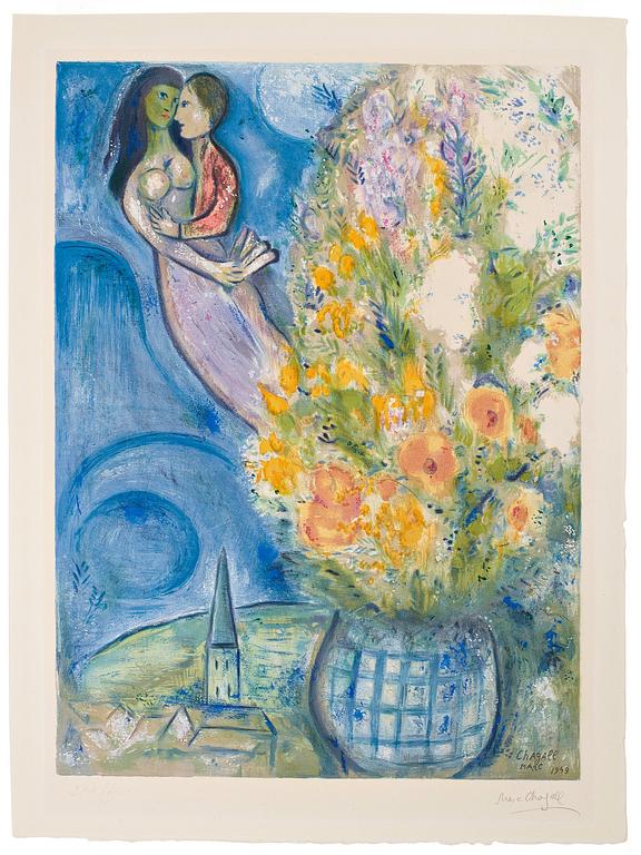 Marc Chagall Efter, "Les Coquelicots".