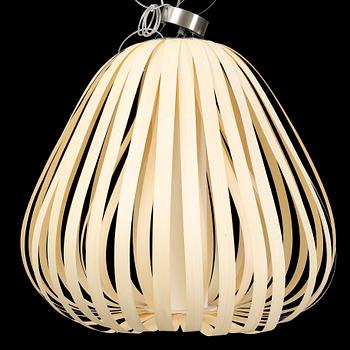 BUCKHARD DÄMMER, a 'Poppy' birch veneer ceiling light LZF, Spain.