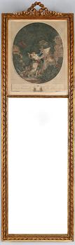 SPEGEL MED KONSOLBORD, Louis XVI-stil, 1900-tal.