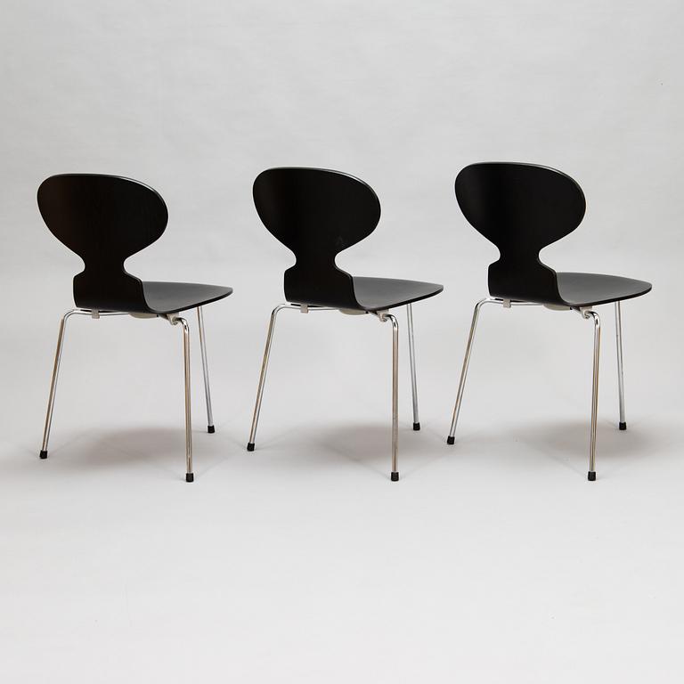 Arne Jacobsen, 5-piece, '3603' and 'The Ant', 2002 Anniversary edition for Fritz Hansen.