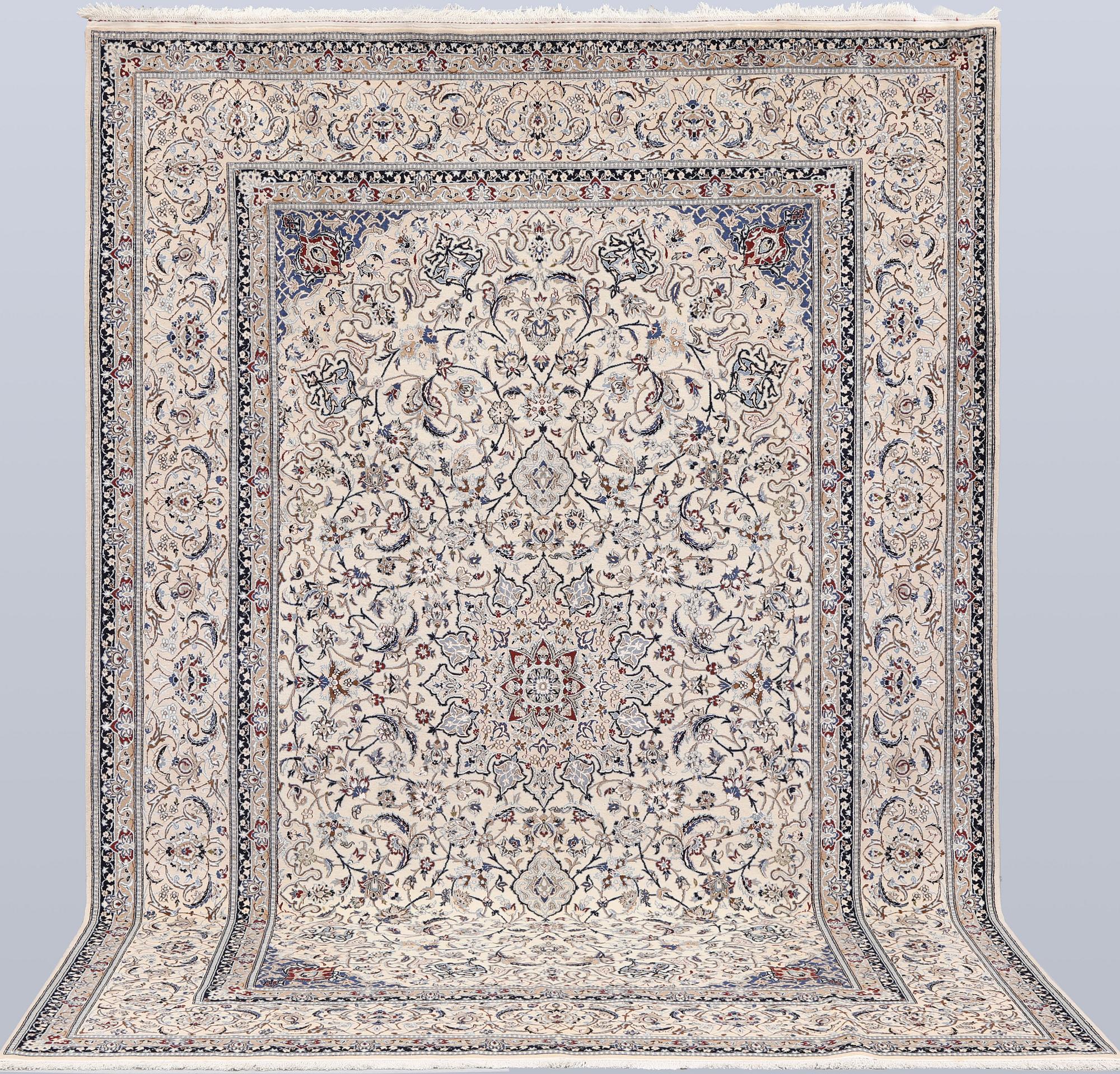 Matta, Nain, part silk, 285 x 197 cm.