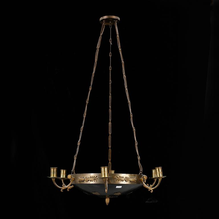 TAKAMPEL, Karl Johan-stil, tidigt 1900-tal. Höjd ca 70 cm.