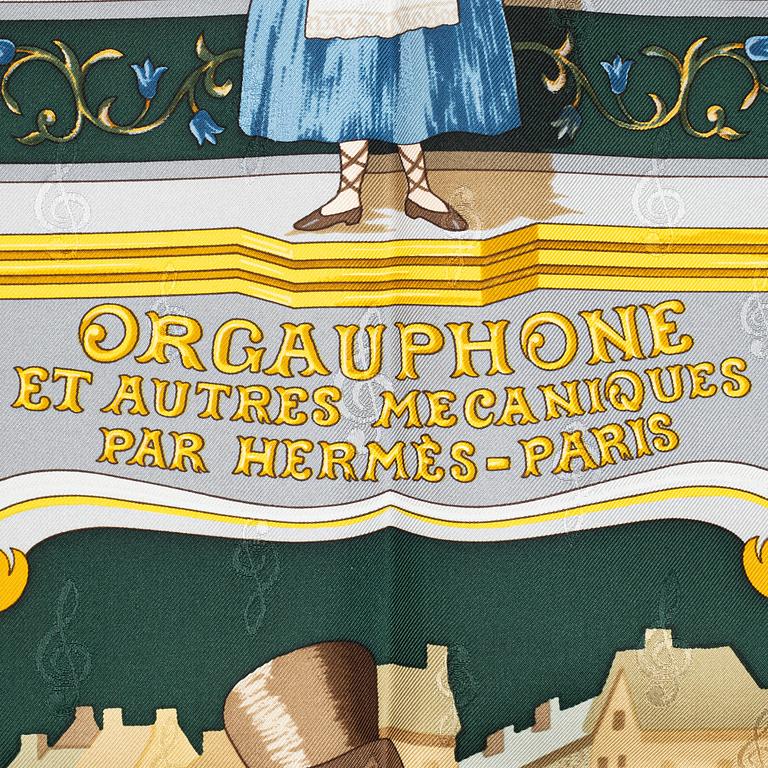 Hermès, scarf, "Orgauphone and other mechanics".