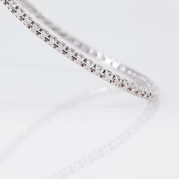 ARMBAND, diamanter totalt ca 0.30 ct.