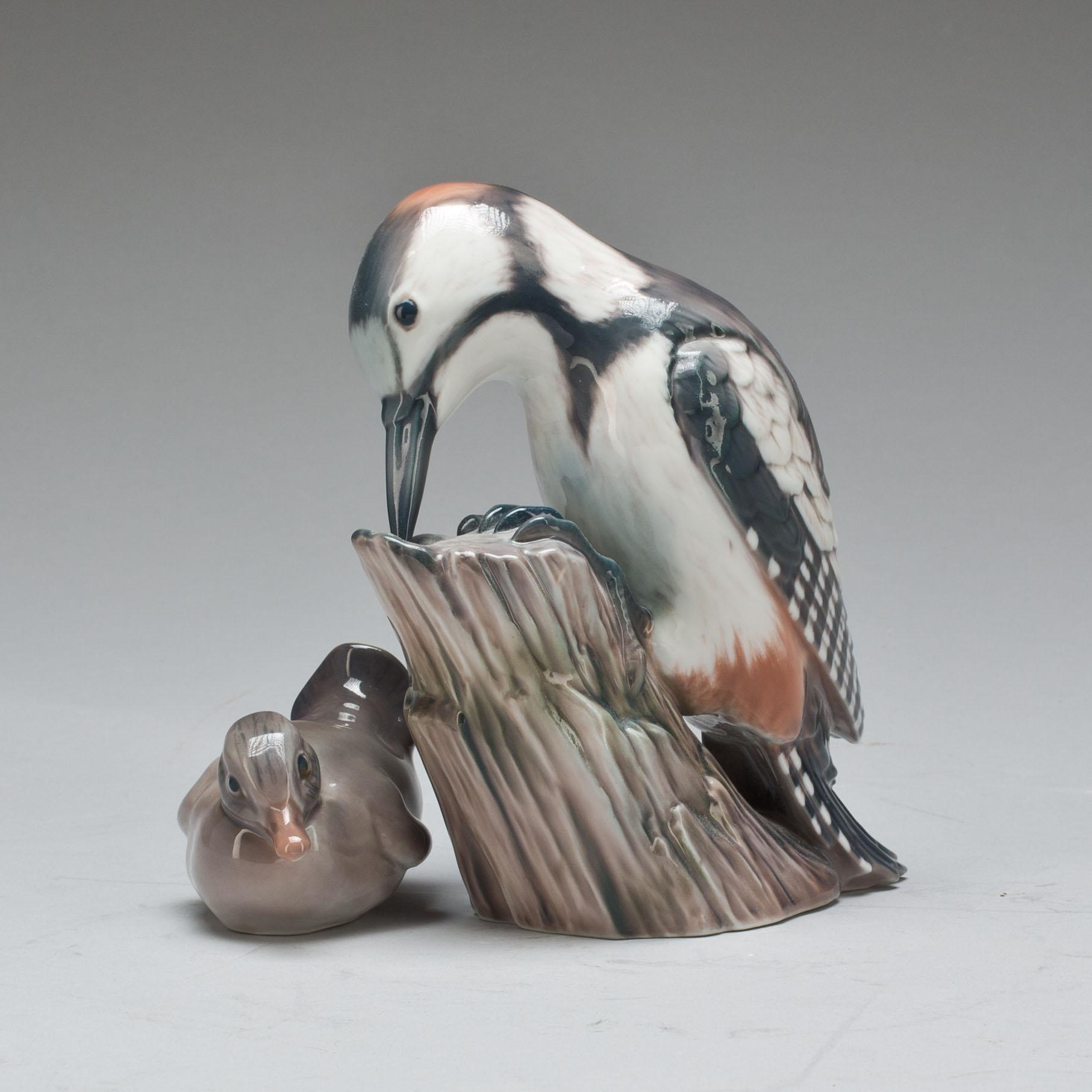 FIGURINER, 2 st, porslin, Dahl Jensen.