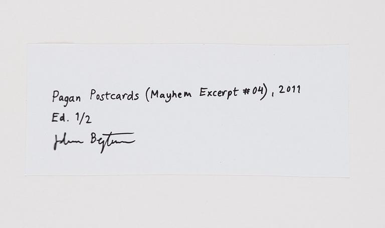 Johan Bergström, "Pagan Postcards (Mayhem Excerpt #04)", 2011.