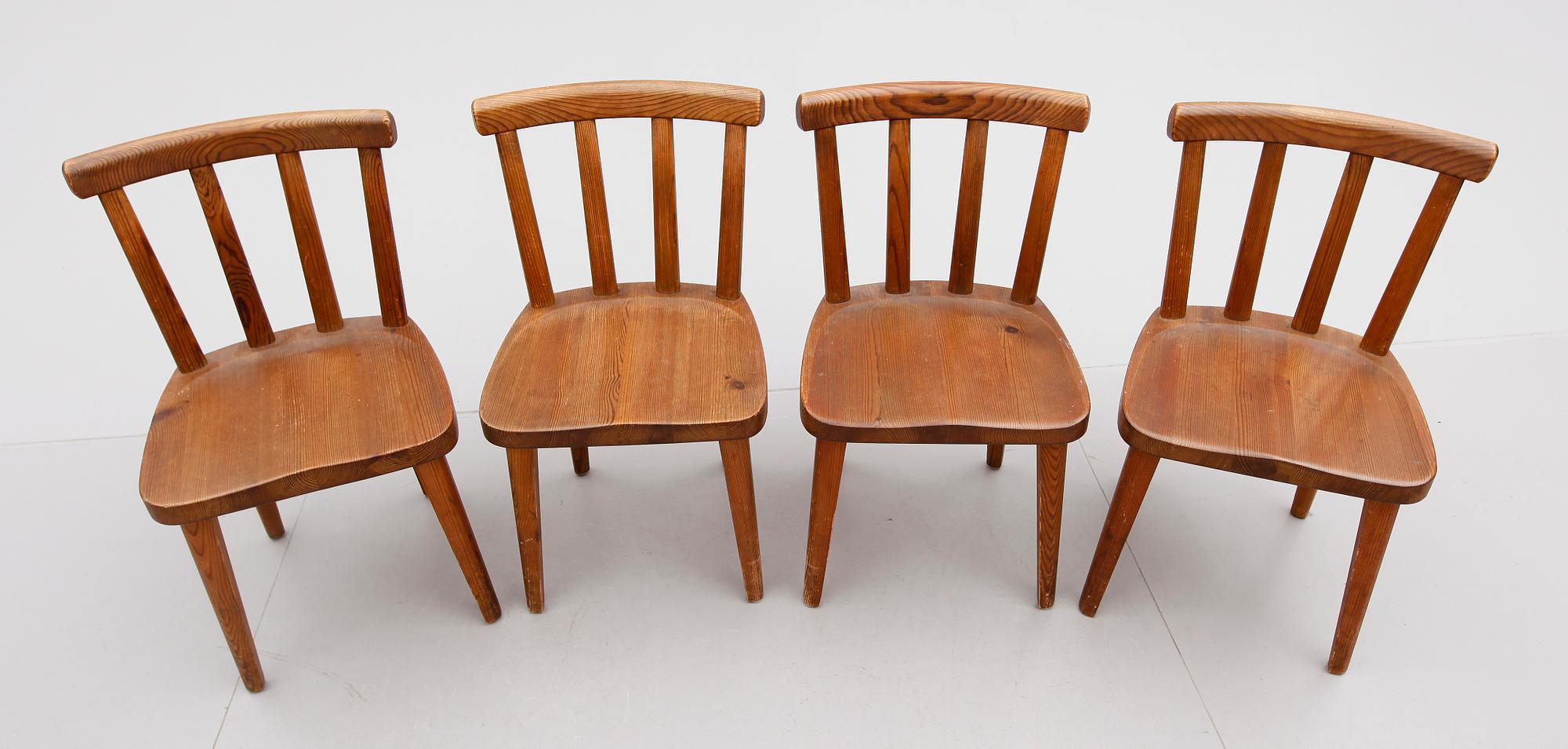 STOLAR, 4 st, "Utö", Axel Einar Hjort, NK, 1930-tal.