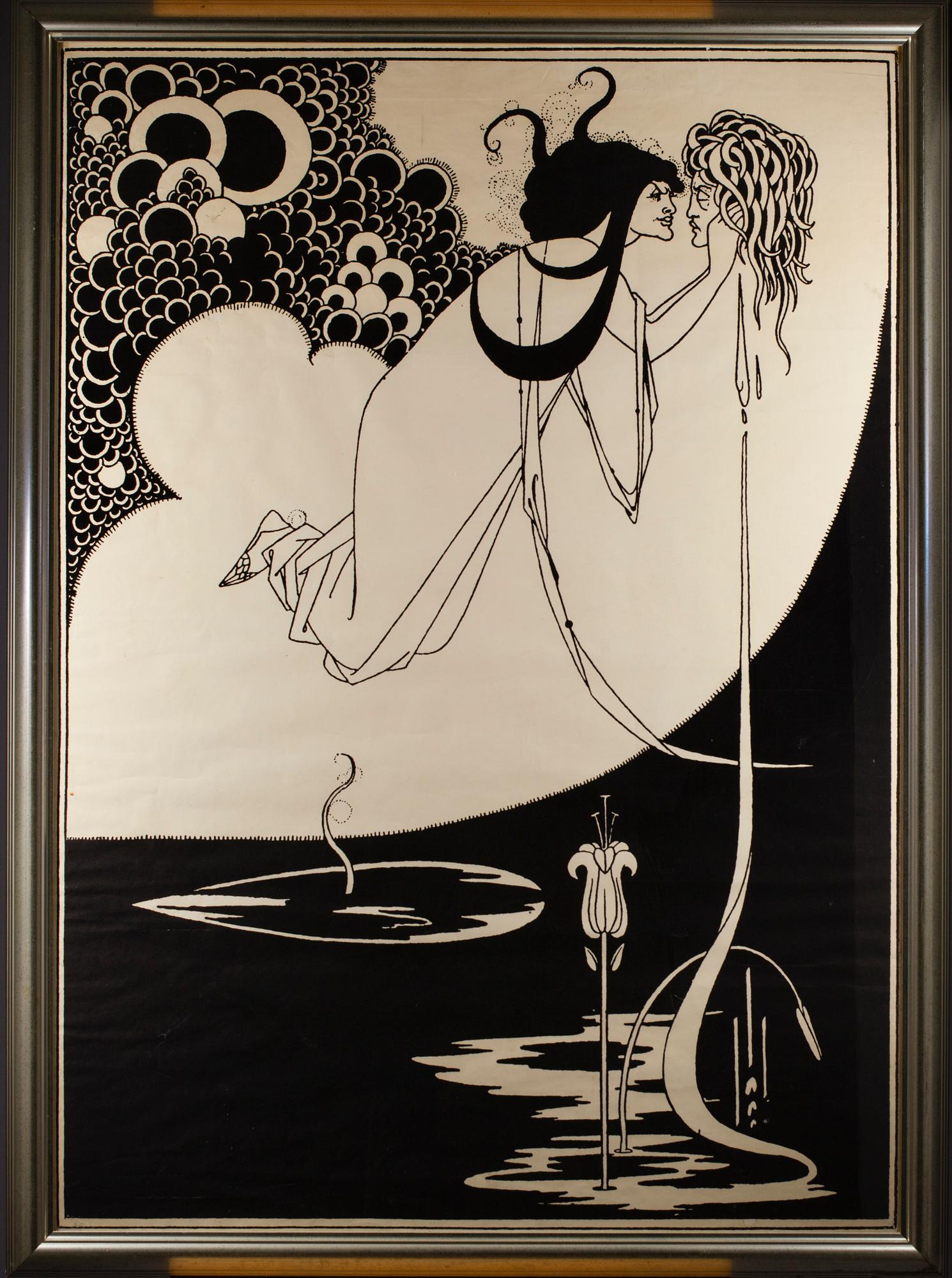 AUBREY BEARDSLEY, efter, litografi samt bok.