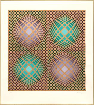 Victor Vasarely, optisk komposition.