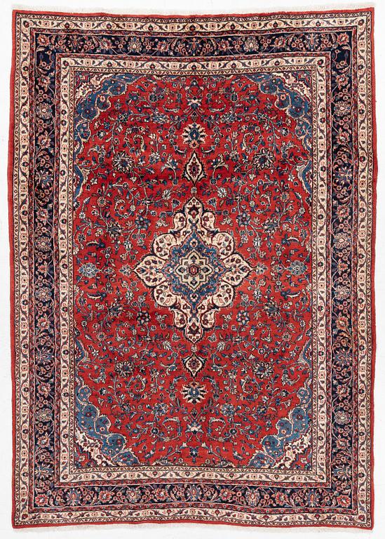 An Afshar carpet approx. 288 x 205 cm.