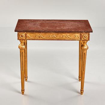 A late Gustavian 18th century console table.