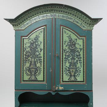 A 19th Century painted cabinet.c.