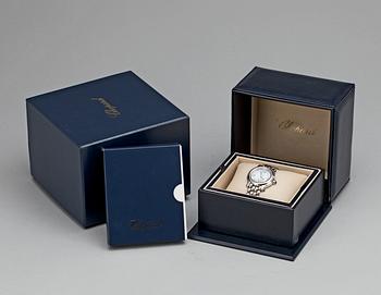 CHOPARD, Happy Sport, quartz, stål med briljantslipade diamanter, 2004.