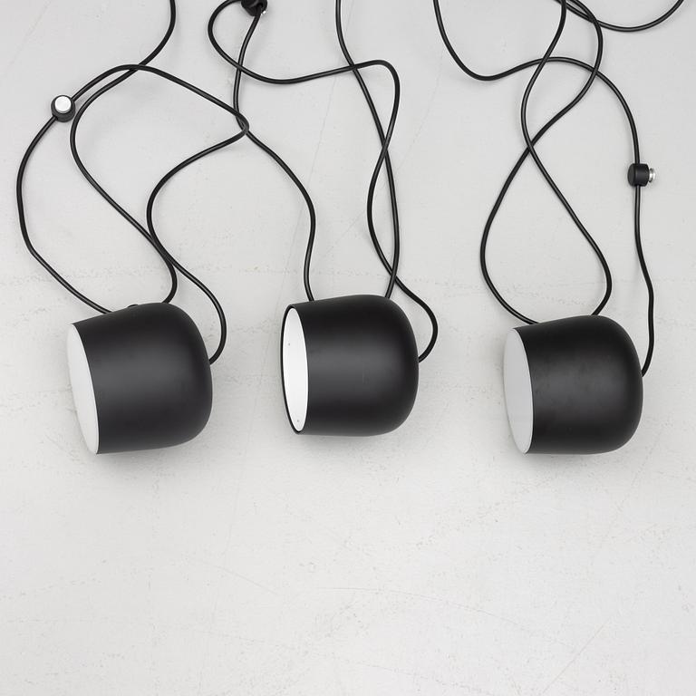 Erwan & Ronan Bouroullec, three 'Aim Small' ceiling lamps, Flos, Italy.