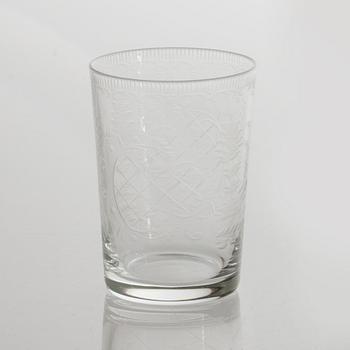 GLASSERVIS, 61 delar, 1900-tal.