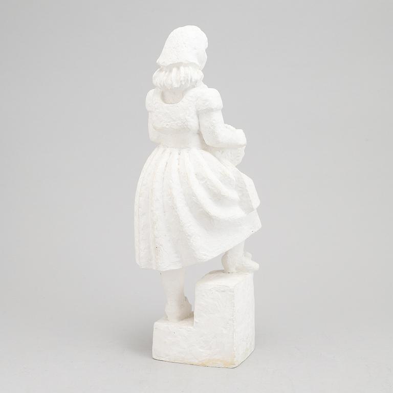 A plaster sculpture by Bror Hjorth, signed Bror Hjort.