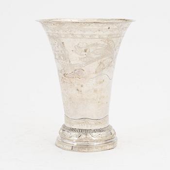 A silver beaker, mark of Sven Christoffer Holmström, Ulricehamn 1808.