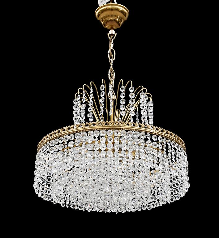 TAKLAMPA, Rejmyre, 1900-talets mitt. Höjd ca 33 cm.