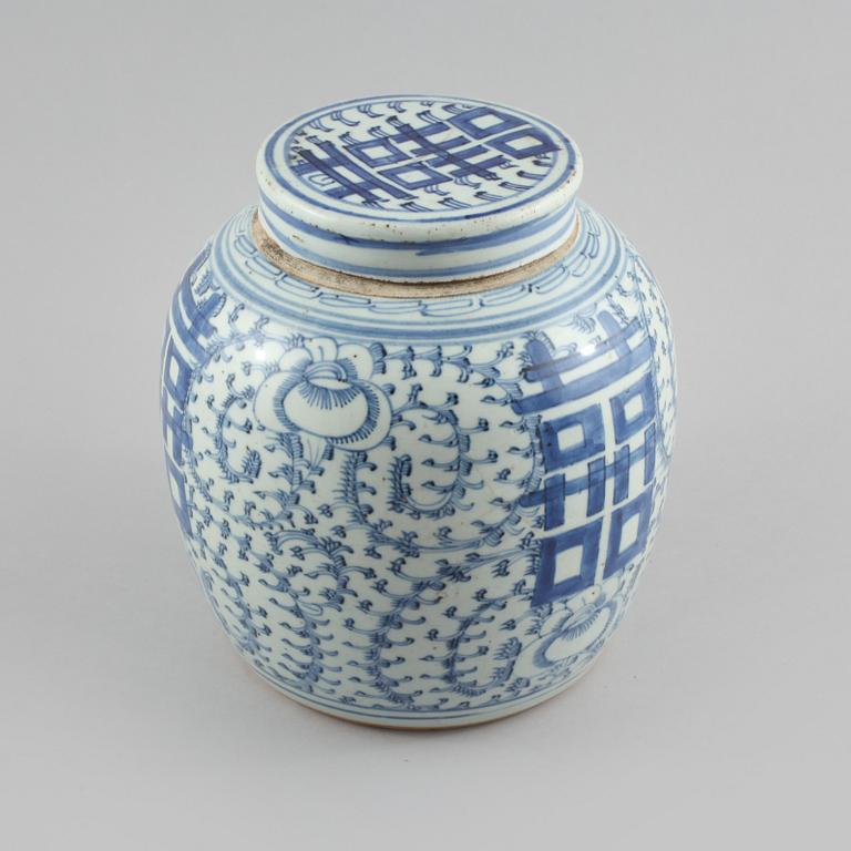 LOCKBOJAN, porslin, Kina, 1800-tal.