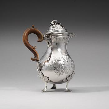 Zacharias Ekfelt, Arboga 1771. Kaffekanna, rokoko.