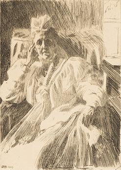 Anders Zorn, "Änkedrottning Sophia".