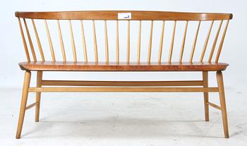 SOFFA, samt STOLAR, ett par, Bröderna Wigells Stolfabrik AB, Malmbäck, samt STOLAR, ett par, 1950/1960-tal.