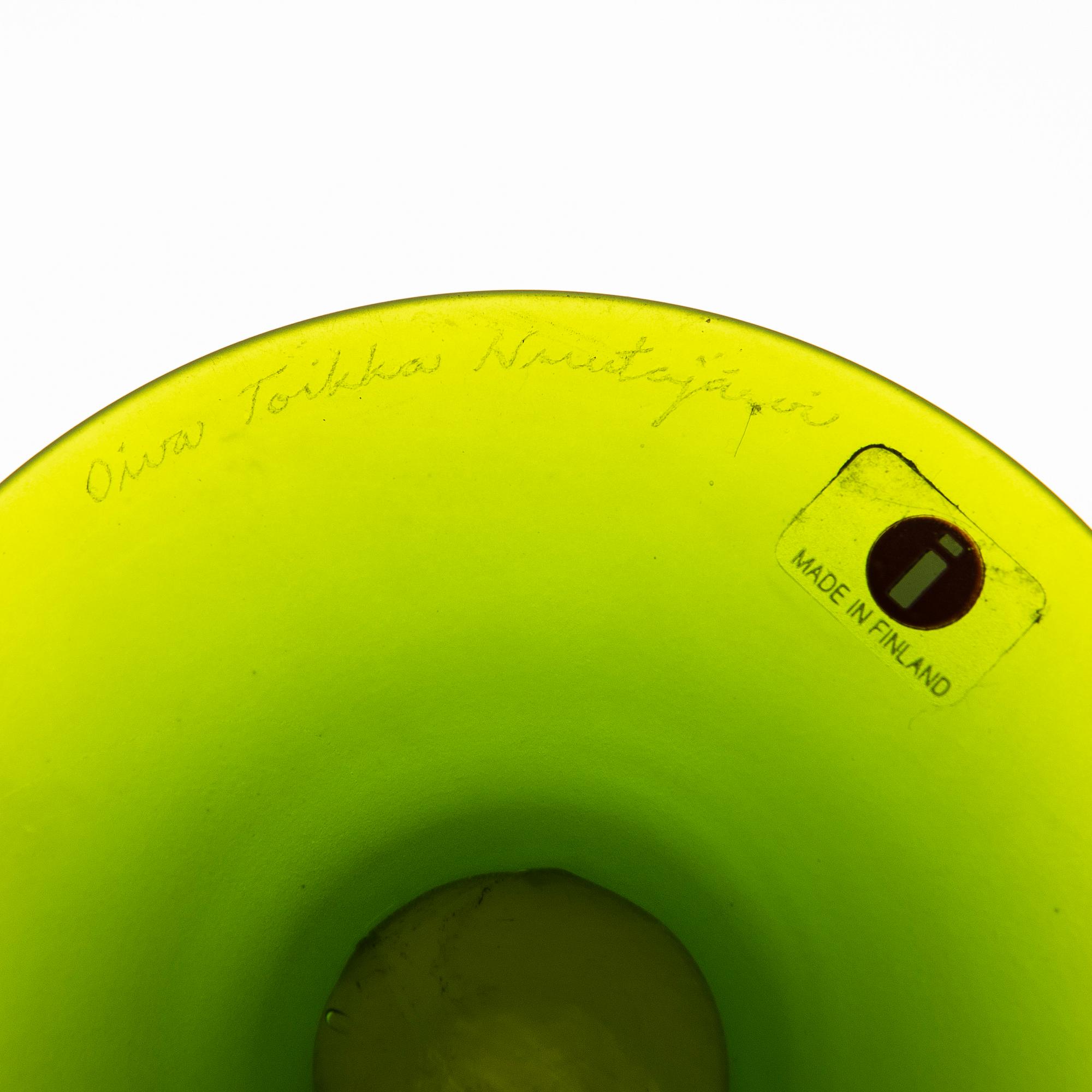 A DECANTER, "Oz" Pro Arte, signed Oiva Toikka, Nuutajärvi.