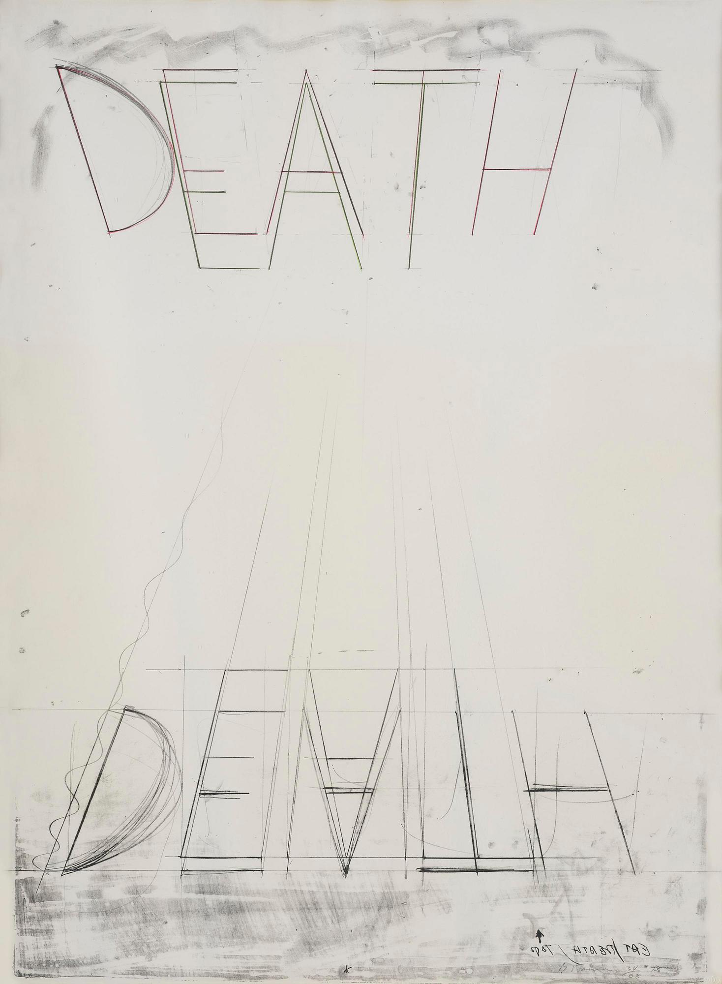Bruce Nauman, "Eat Death".