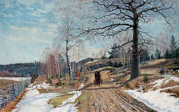 82. Carl Johansson, Spring landscape.