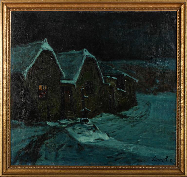HENRIK KOBOR, olja på duk, signerad och daterad 1921.