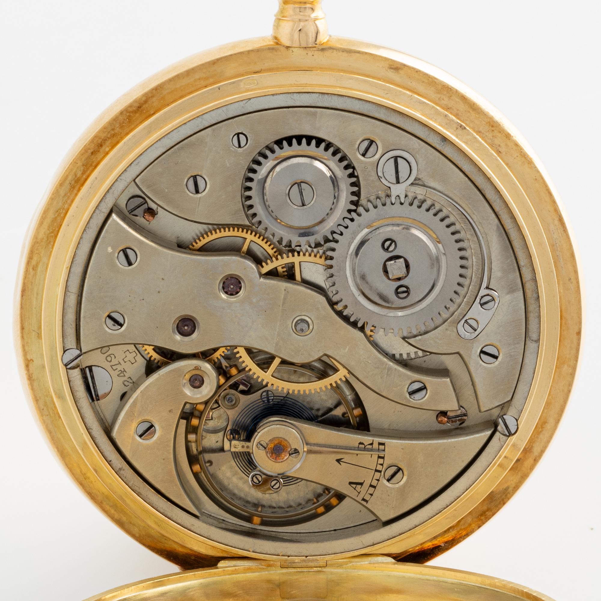 Ch. F. Tissot & Fils, pocket watch, 56 mm, hunter. - Bukowskis Ch. F. Tissot & Fils, pocket watch, 56 mm, hunter. - Bukowskis