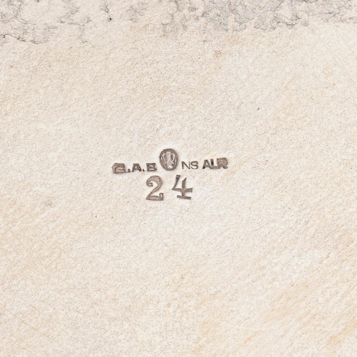 A silver plated Art Déco teabox from the 1930's.