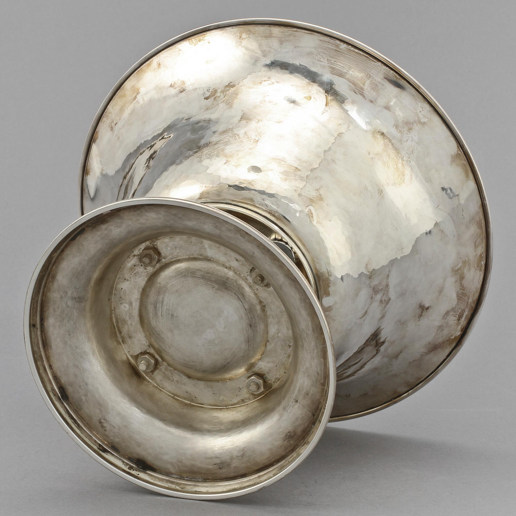UPPSATSSKÅL, nysilver, GAB, 1900-talets första hälft.