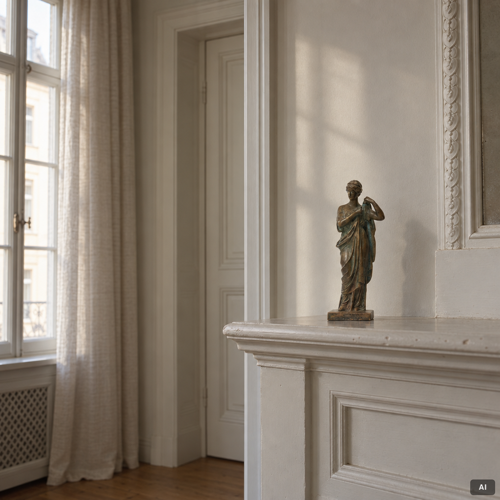 Antiquity-inspired woman.