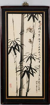 OKÄND KONSTNÄR, tusch, sannolikt Japan, 1900-tal.