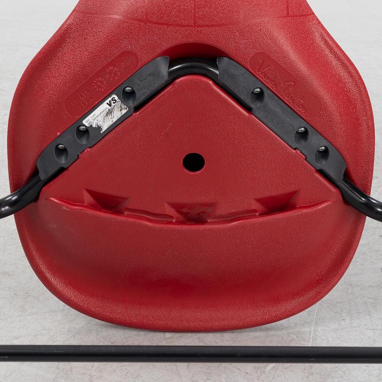 Verner Panton, stolar, 6 st, "Pantoswing", VS, 2000-tal.