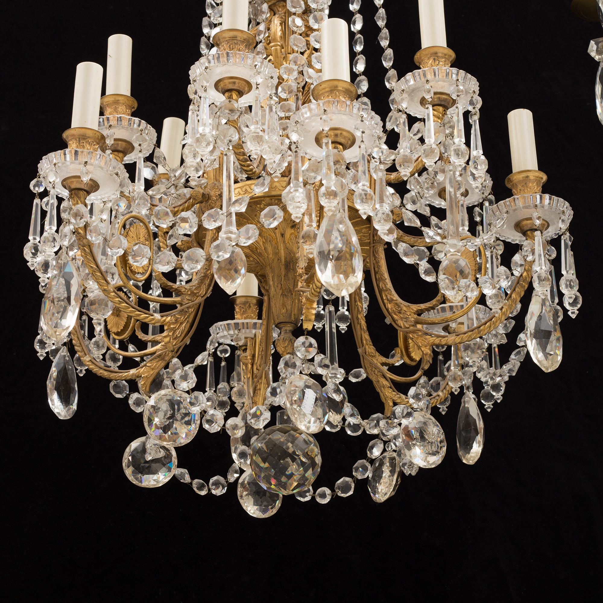 A late 19th century ceiling light.