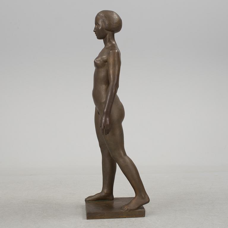 NILS SJÖGREN, Sculpture. Bronze, height 131 cm. Signed and dated 1950. Foundry marks Herman Bergman Fud.