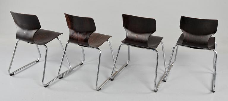 STOLAR, 4 st, "Über PRO", Flötotto, Tyskland, formgivna 1952.