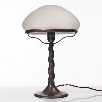 Harald Notini, a table lamp model "6834", Arvid Böhlmarks Lampfabrik, Stockholm, 1920s.