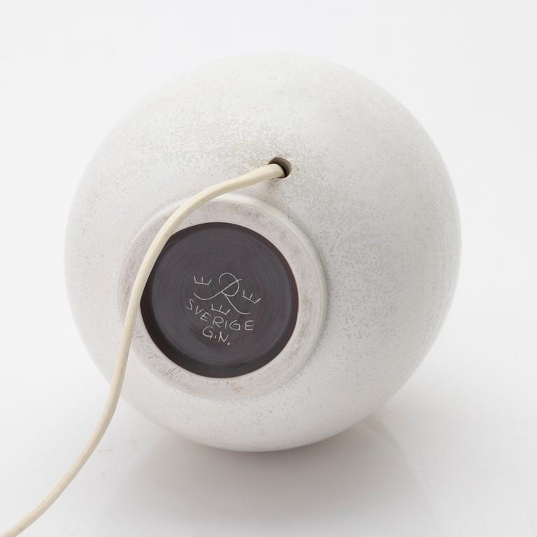 Gunnar Nylund, Table lamp, stoneware, Rörstrand.