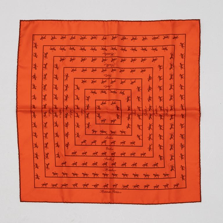 Hermès, scarves, två st, "Le Allure".