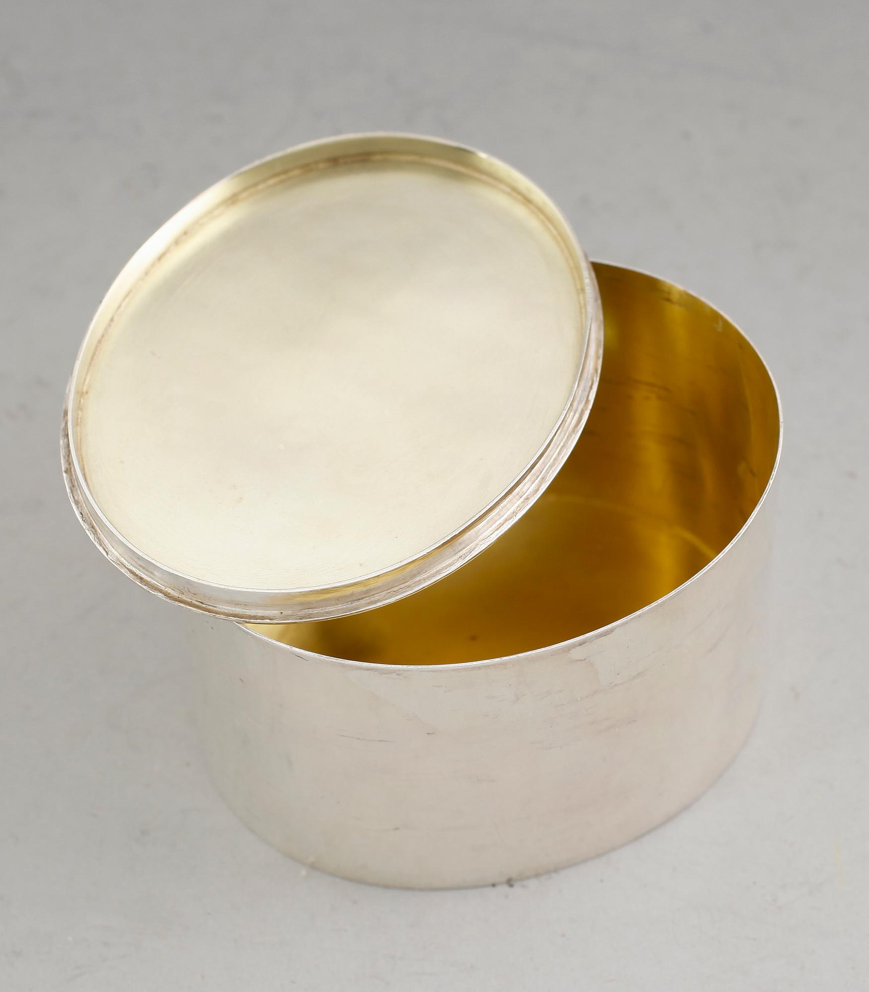 SOCKERSKÅL, silver, GAB, Stockholm 1935. Vikt ca 212 gram.