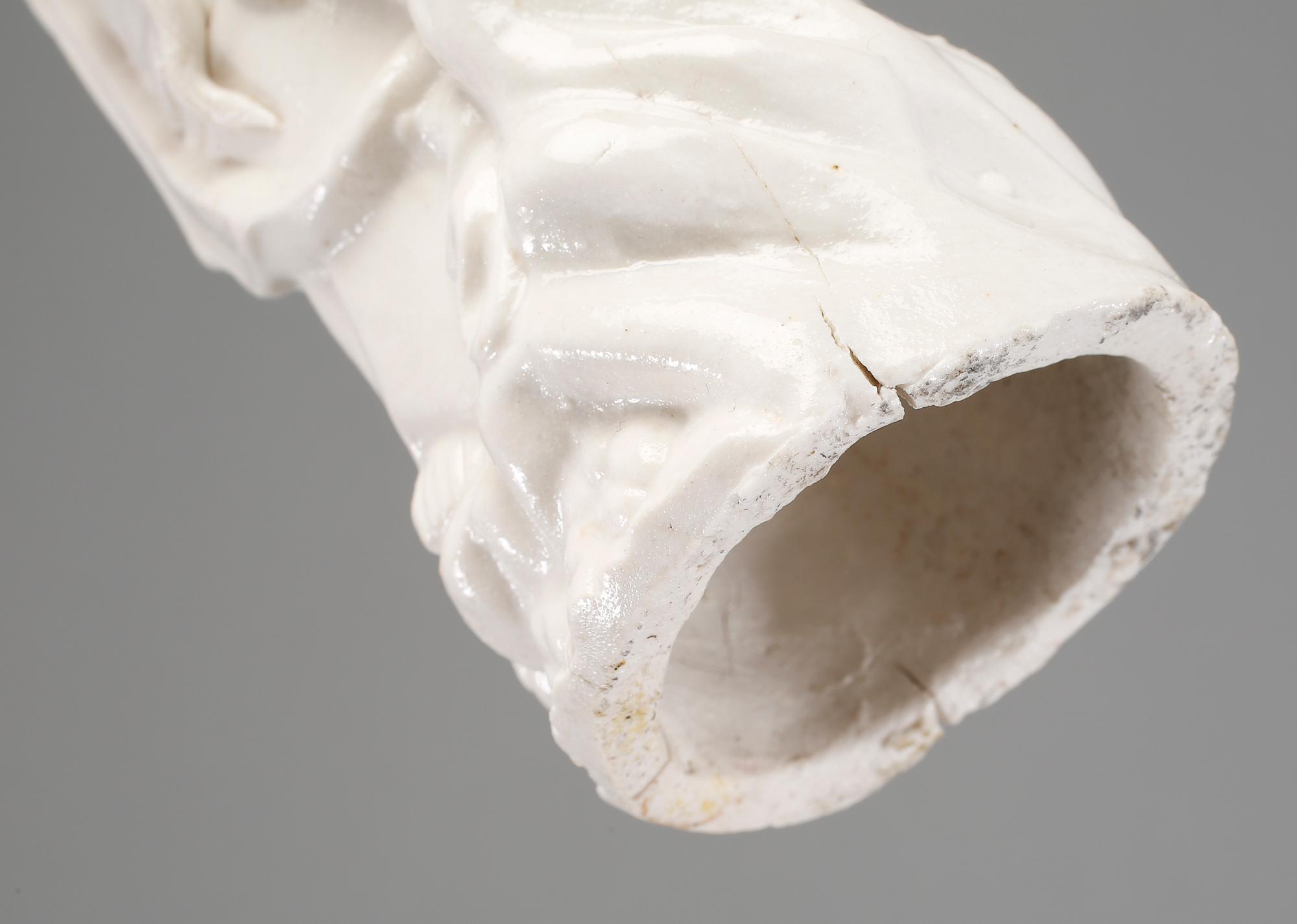 FIGURIN, porslin, blanc de chine, Kina, 1700-/1800-tal.