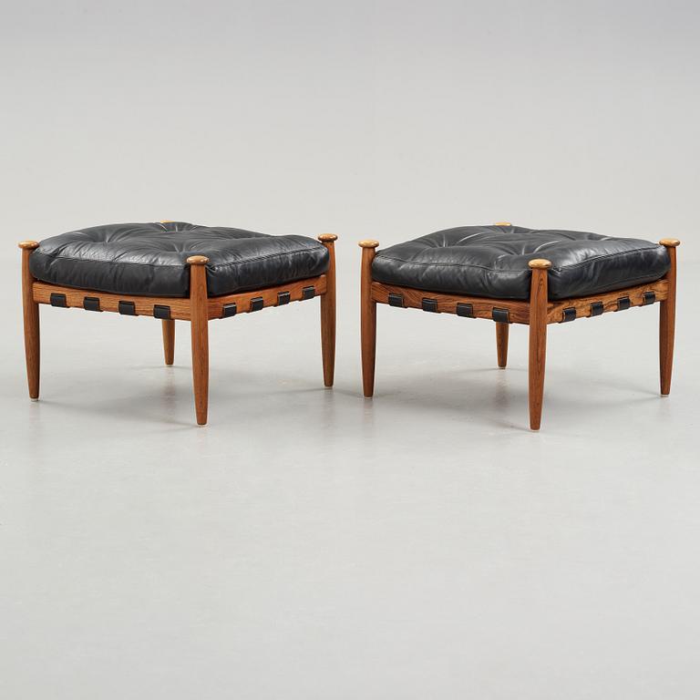 A pair of 'Amiral' easy chair by Eric Merthen.