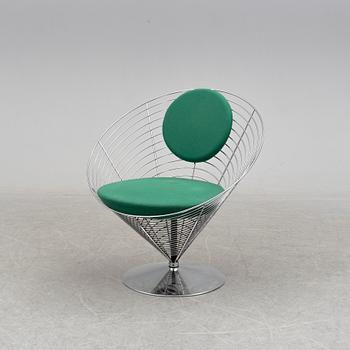 a 'Wire Cone' chair by Verner Panton, for Fritz Hansen, Denmark 1988.