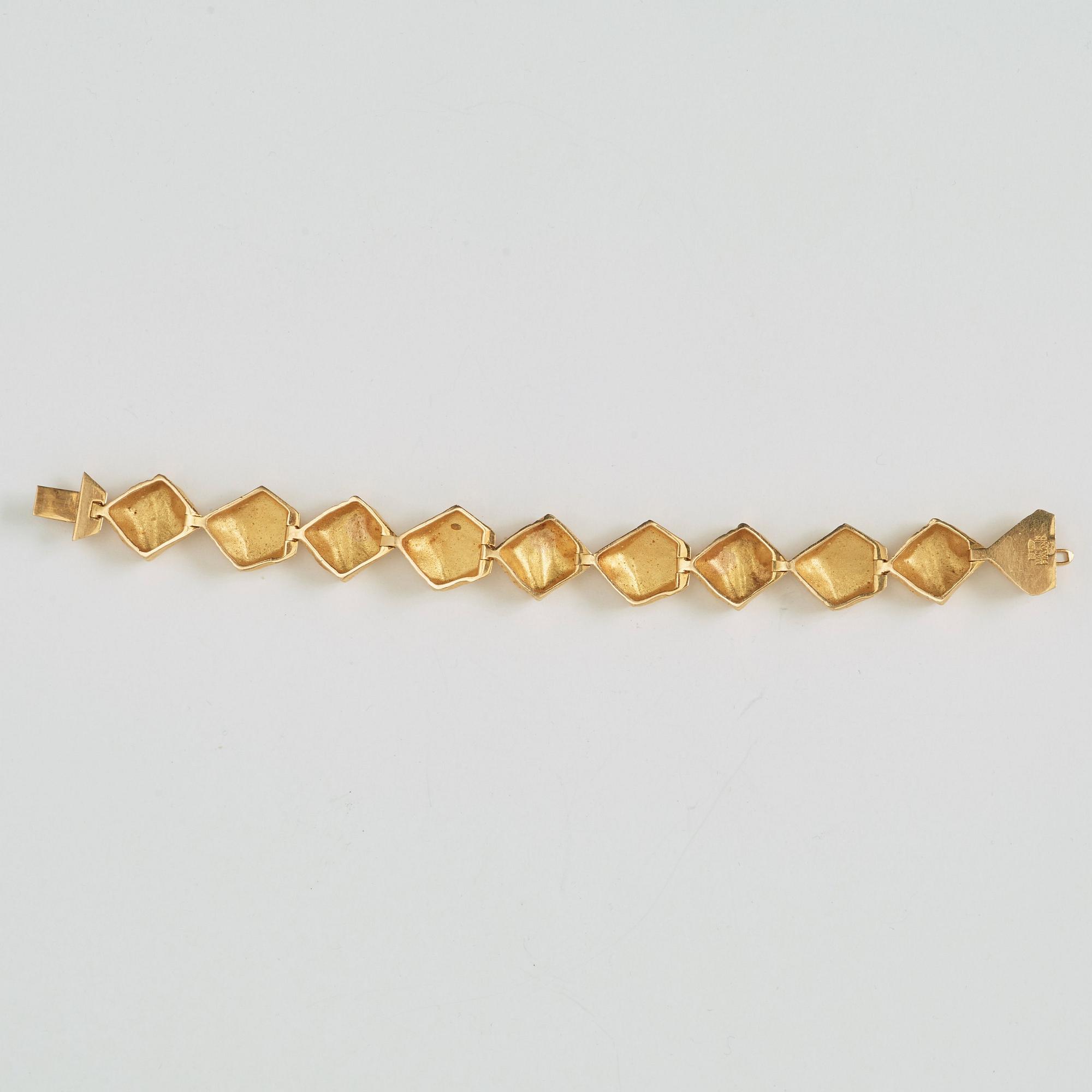 LAPPONIA, an 18k gold bracelet, Finland 1974.