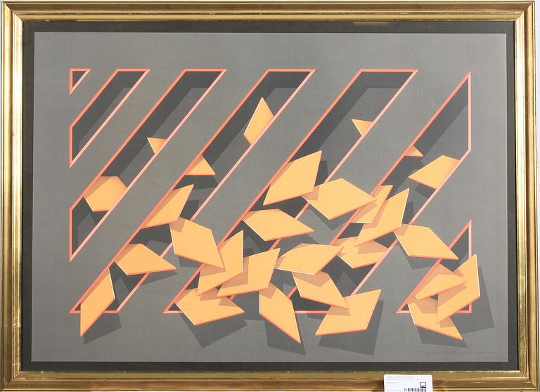 LENNART NYSTRÖM, färglitografi, sign o numr 103/175.